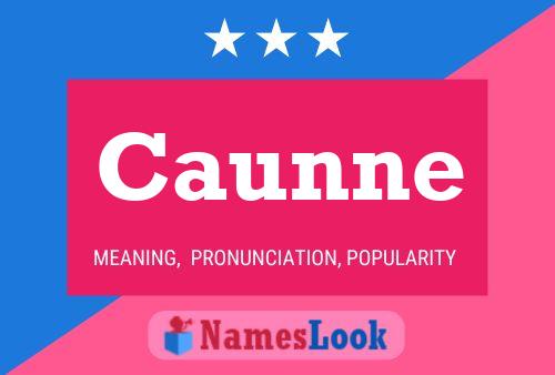 Caunne Name Poster