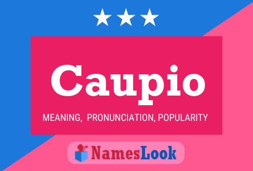 Caupio Name Poster