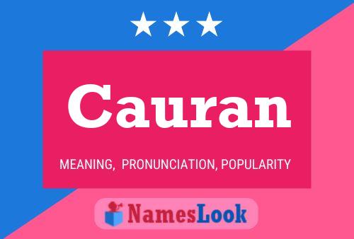 Cauran Name Poster