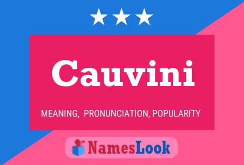 Cauvini Name Poster