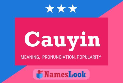 Cauyin Name Poster