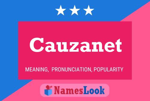 Cauzanet Name Poster