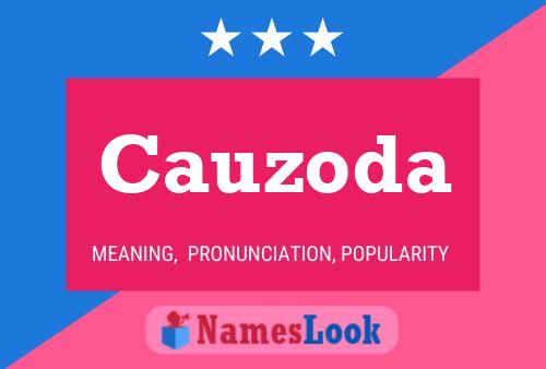 Cauzoda Name Poster