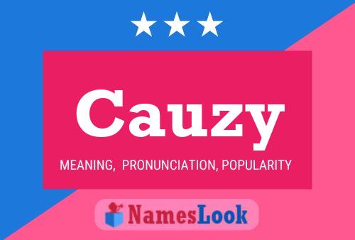 Cauzy Name Poster