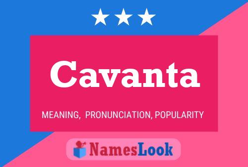 Cavanta Name Poster