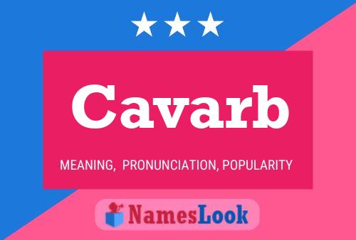 Cavarb Name Poster