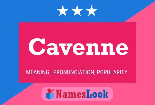 Cavenne Name Poster