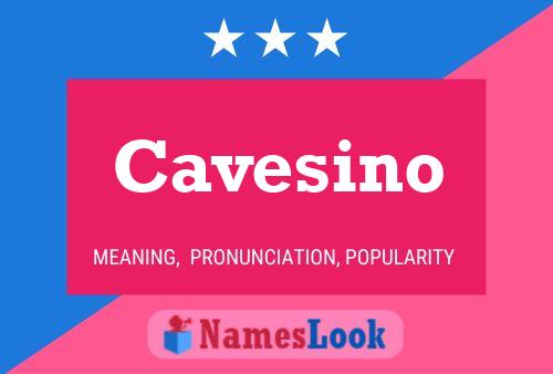 Cavesino Name Poster