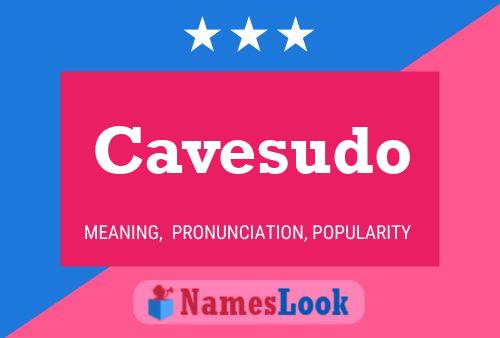 Cavesudo Name Poster