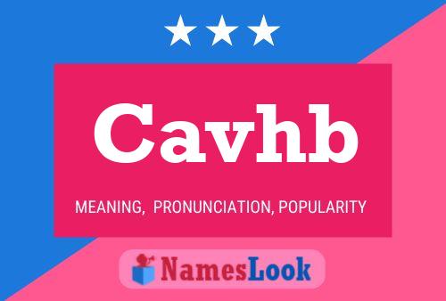 Cavhb Name Poster