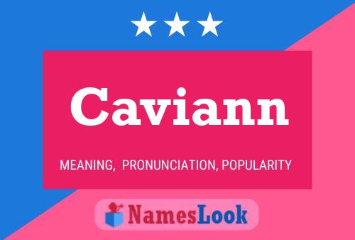 Caviann Name Poster