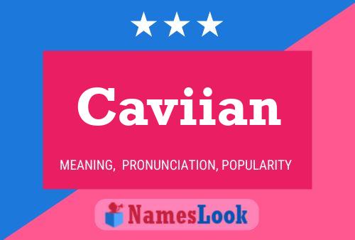 Caviian Name Poster