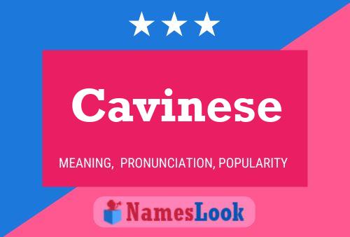 Cavinese Name Poster