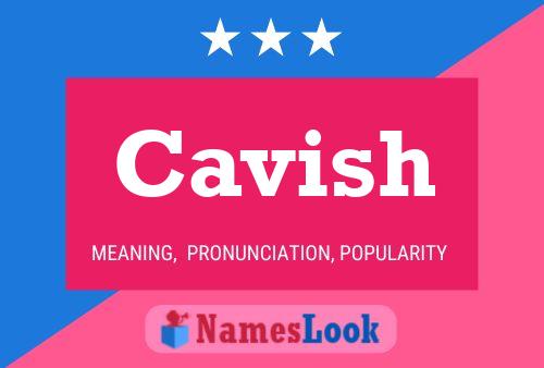 Cavish Name Poster