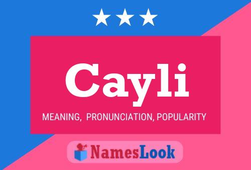 Cayli Name Poster