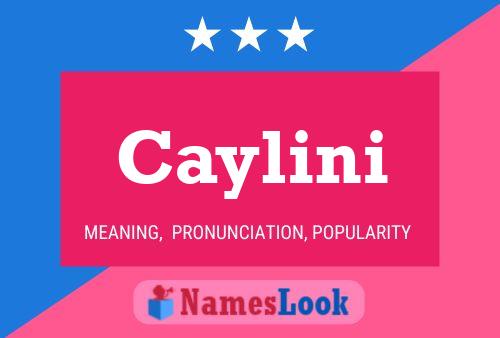 Caylini Name Poster