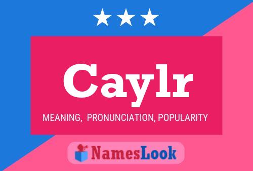 Caylr Name Poster