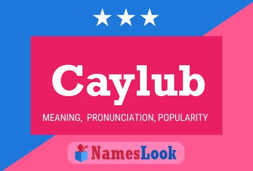 Caylub Name Poster