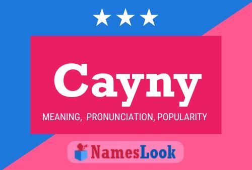 Cayny Name Poster