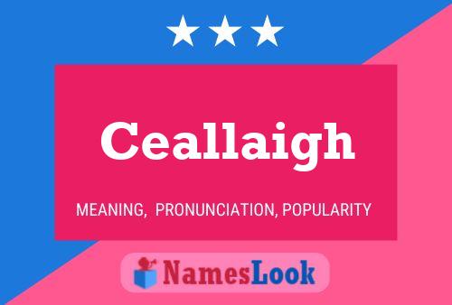 Ceallaigh Name Poster