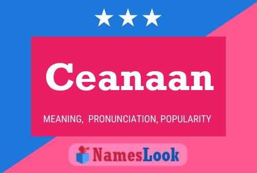 Ceanaan Name Poster