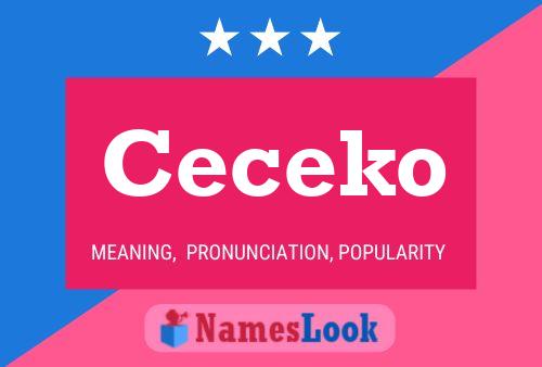 Ceceko Name Poster