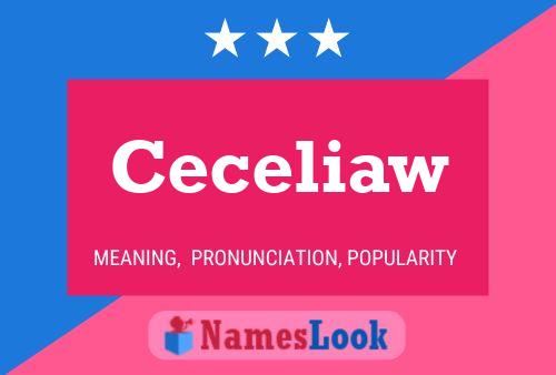 Ceceliaw Name Poster