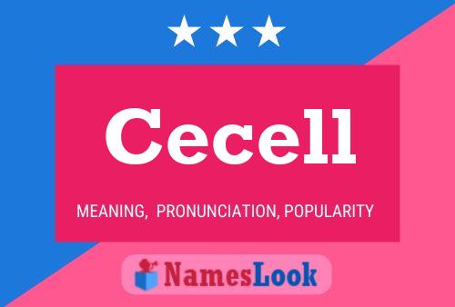 Cecell Name Poster