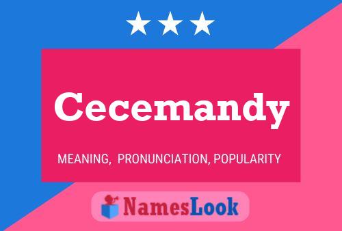 Cecemandy Name Poster