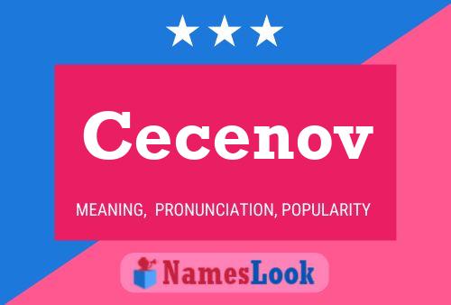 Cecenov Name Poster