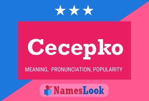 Cecepko Name Poster