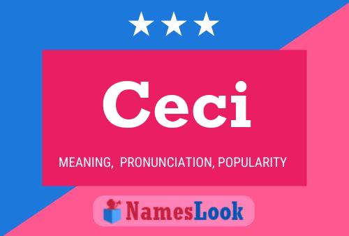 Ceci Name Poster