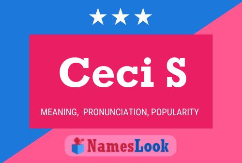 Ceci S Name Poster