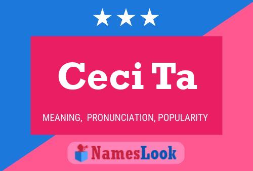 Ceci Ta Name Poster