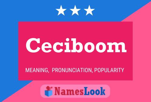 Ceciboom Name Poster