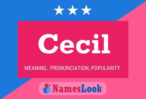 Cecil Name Poster