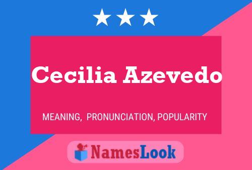 Cecilia Azevedo Name Poster