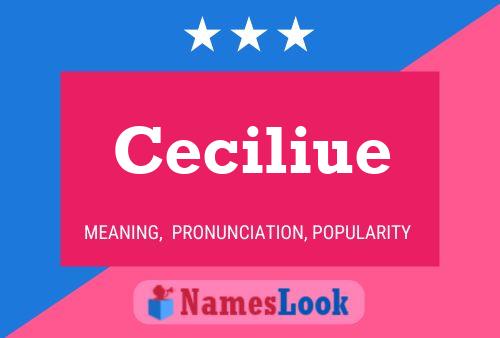 Ceciliue Name Poster