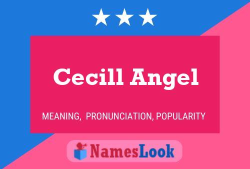 Cecill Angel Name Poster