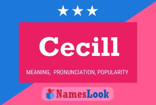 Cecill Name Poster