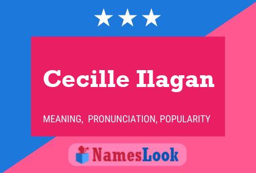 Cecille Ilagan Name Poster