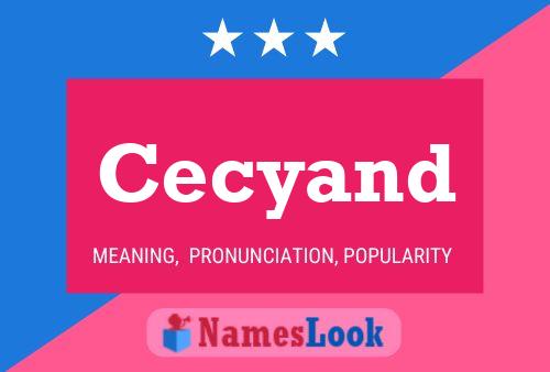 Cecyand Name Poster