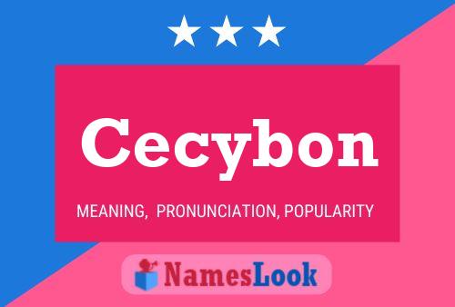 Cecybon Name Poster