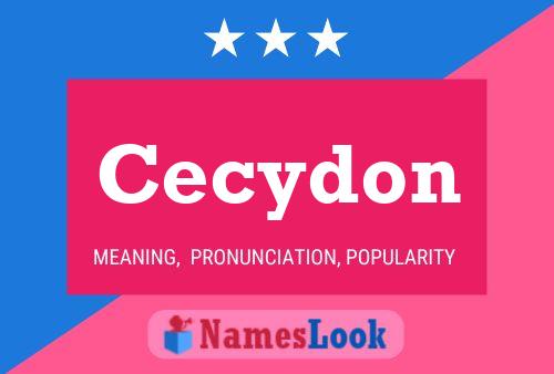 Cecydon Name Poster