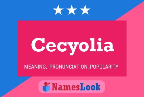 Cecyolia Name Poster