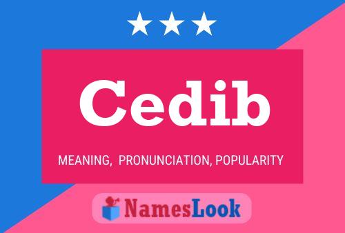 Cedib Name Poster