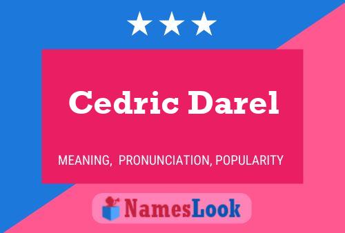 Cedric Darel Name Poster