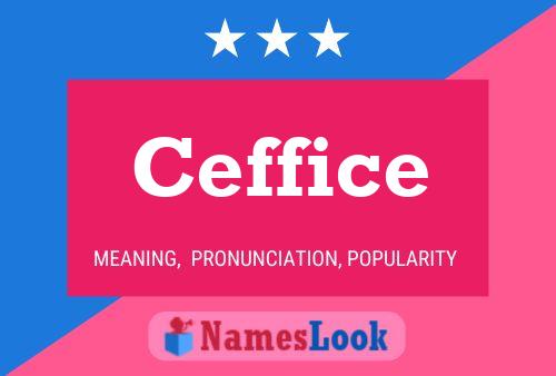 Ceffice Name Poster