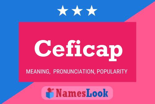 Ceficap Name Poster