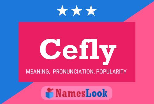 Cefly Name Poster